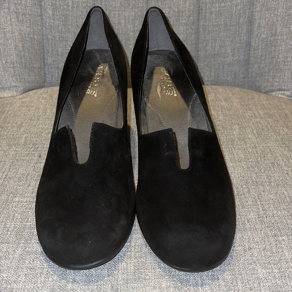 Aerosoles Strole AroundSlip on Covered Front Heels, Black